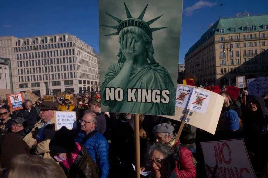 No Kings protest.