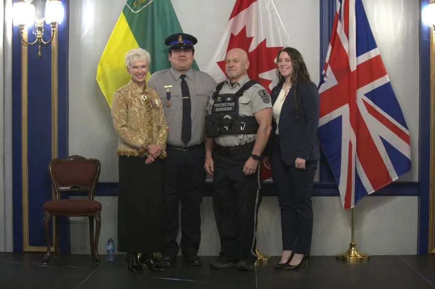 Officers Amra Martin, Bryan Melenchuk and Candice Nolin.