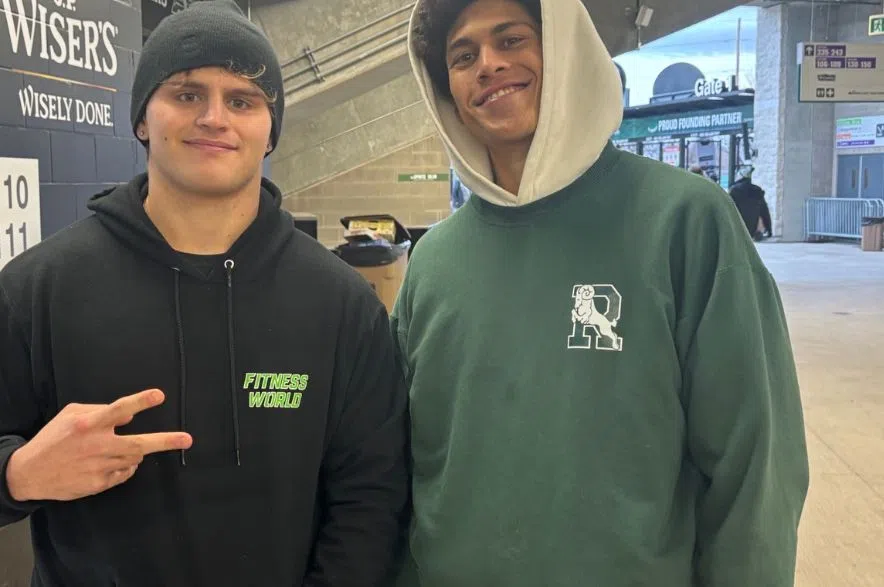 Colin McKellarand Tyson Gugushe.