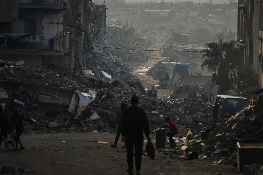 Destruction in Gaza.