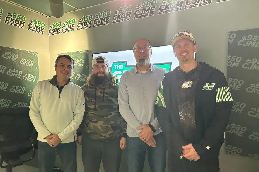 AJ Ouellette and Trevor Harris with Jamie and Locker