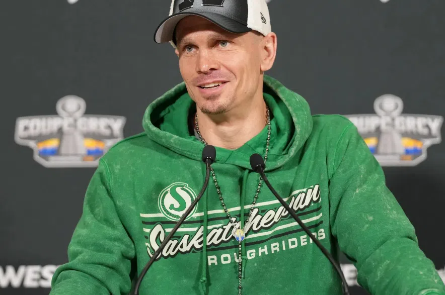 Riders quarterback Trevor Harris. (Thomas Skrlj/CFL)