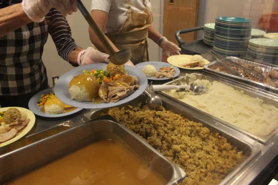 Regina's Souls Harbour Rescue Mission annual Christmas community dinner is on Dec. 23, 2025 from 3 p.m. to 6 p.m., or until food runs out. (Souls Harbour RESCUE Mission Facebook)