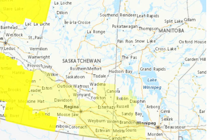 Weather map Dec. 8, 2025.