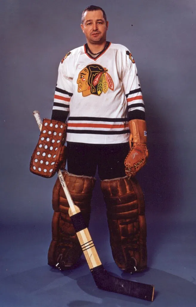 Glenn Hall during his time with the Chicago Black Hawks. (Saskatchewan Sports Hall of Fame)