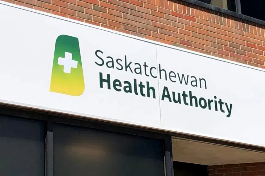 Sask Health Authority sign