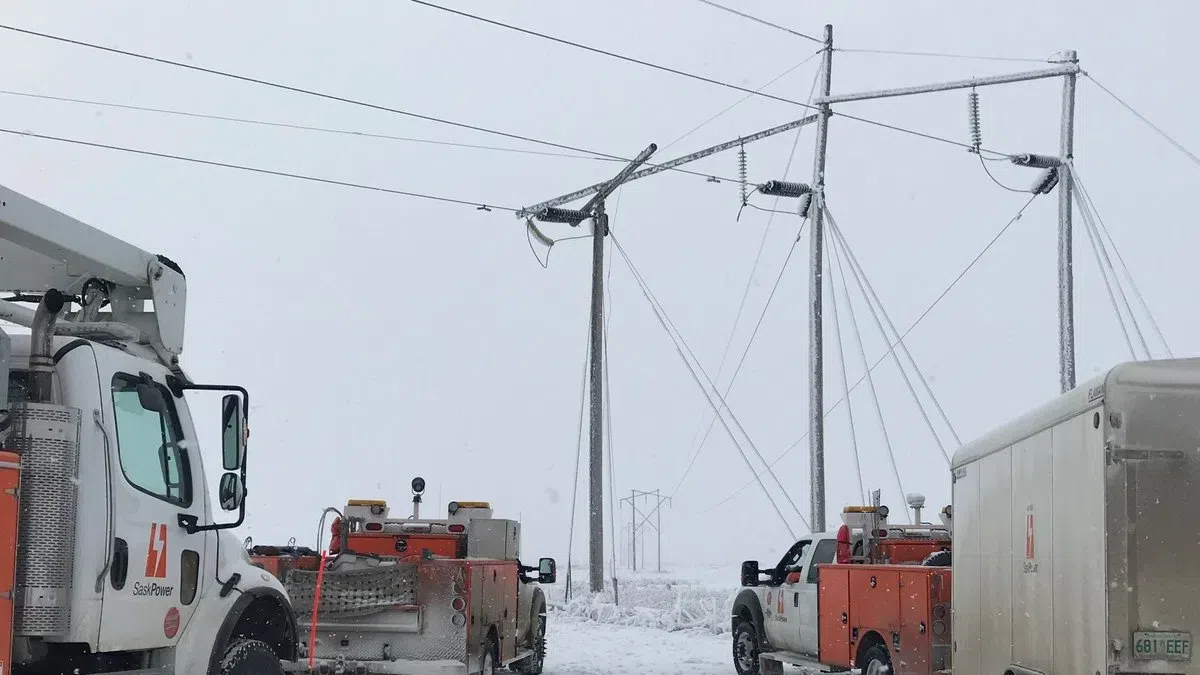 Snowstorm winds to blame for numerous power outages: SaskPower