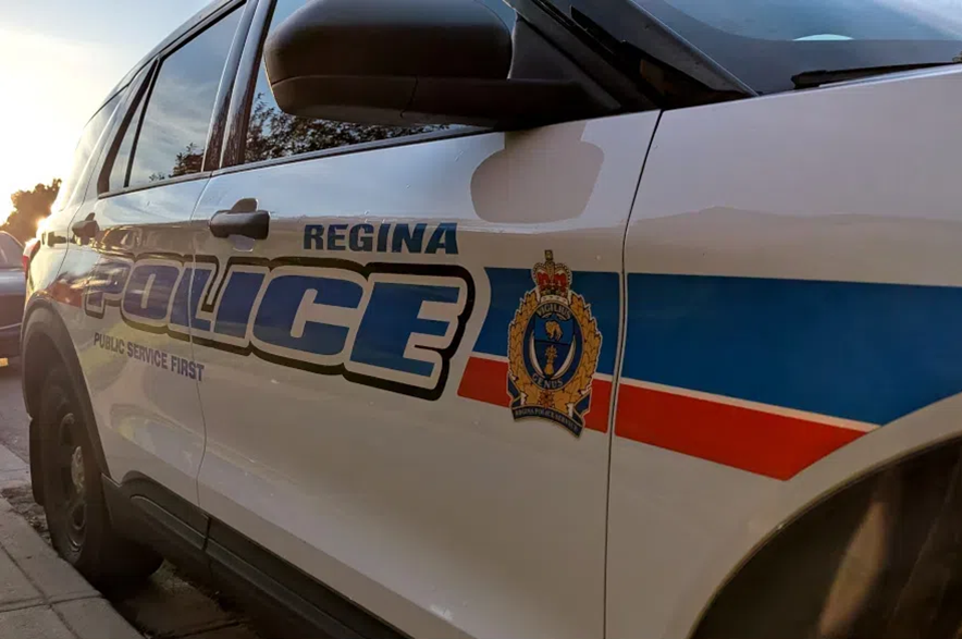 A Regina police SUV.