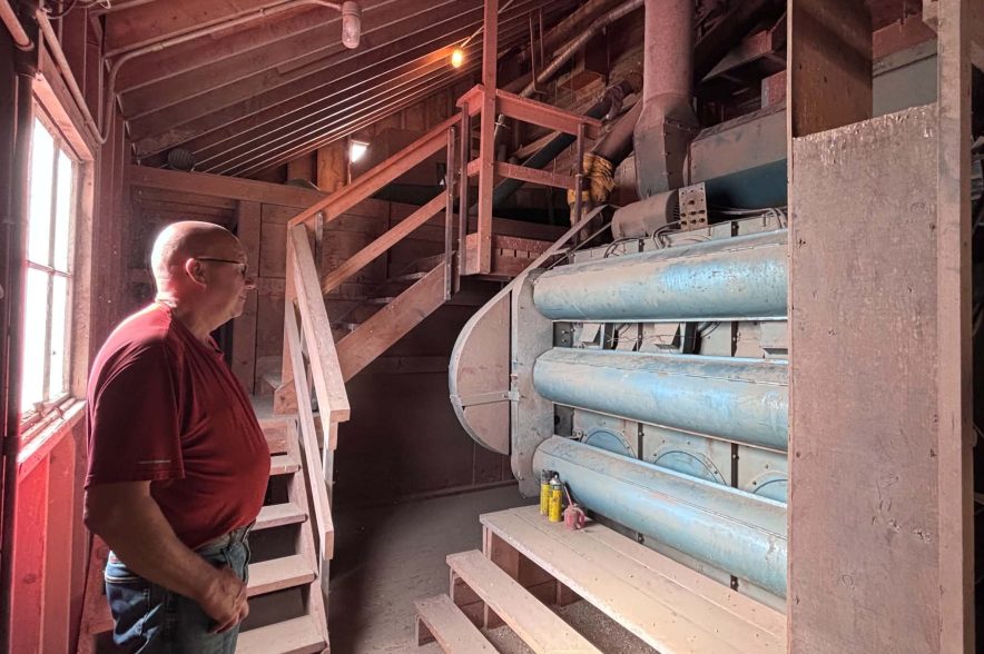 a grain cleaner