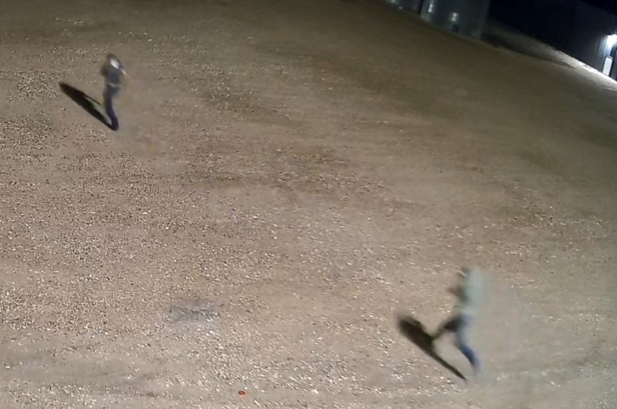 RCMP supplied this still from a video showing the two suspects they are looking for.