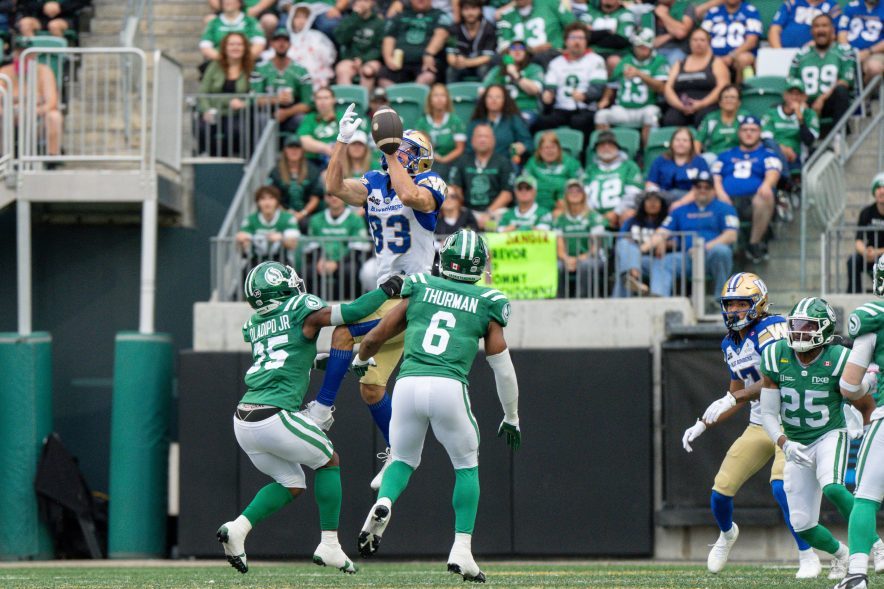 Saskatchewan Roughriders linebacker Jameer Thurman