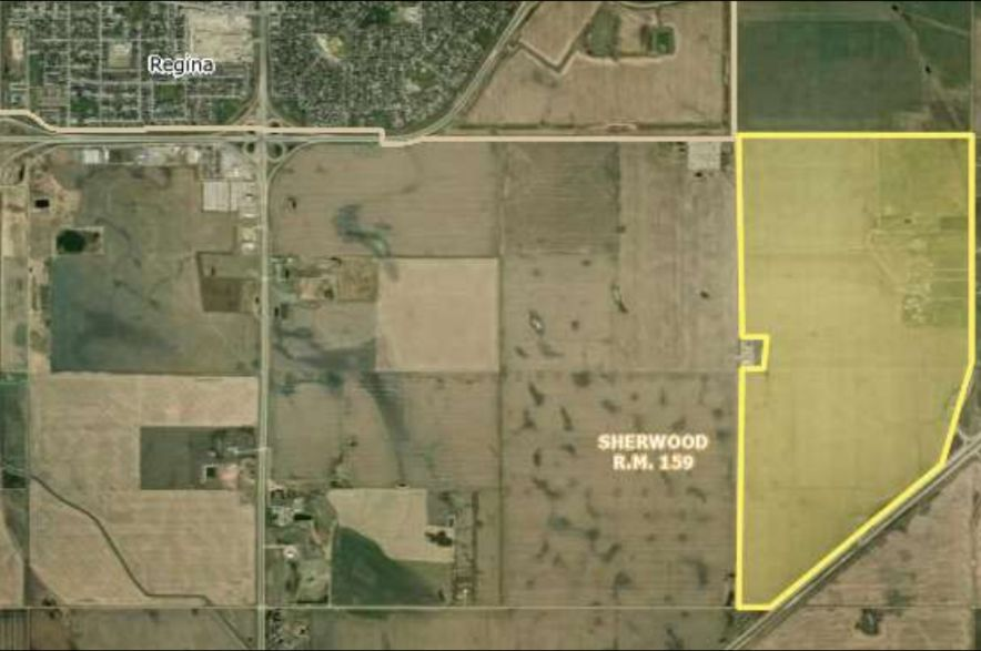This map shows the full area, shaded in yellow, to be occupied by Bell’s AI Fabric data centre.