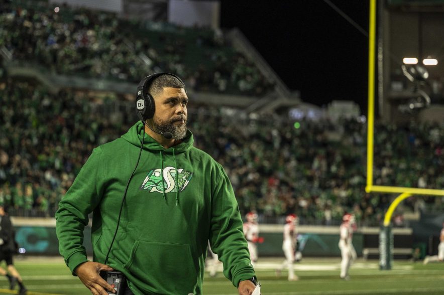 Roughriders head coach Corey Mace.