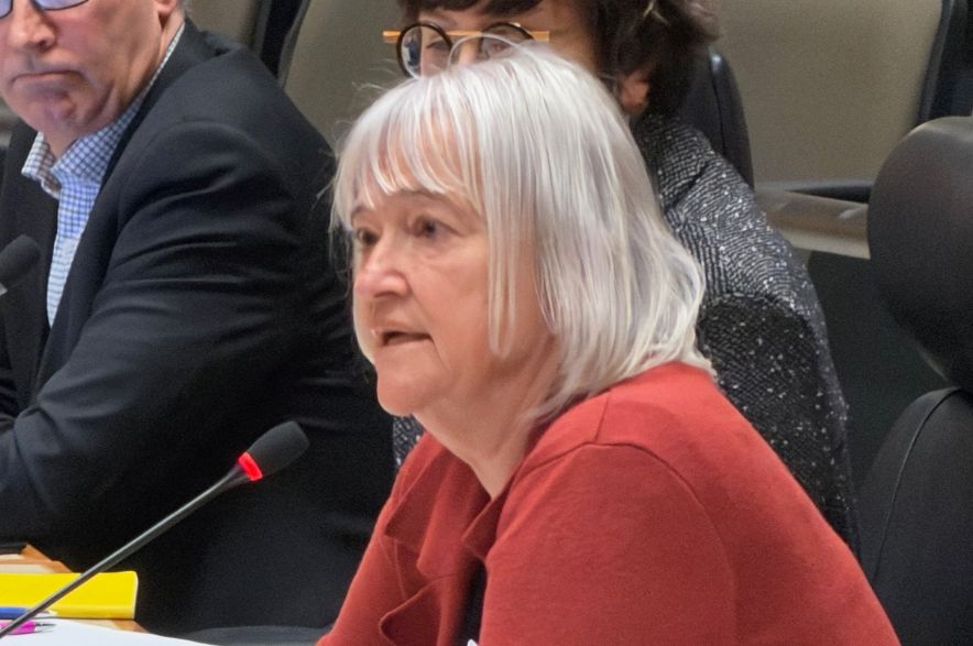 Regina Library board chair Marj Gavigan