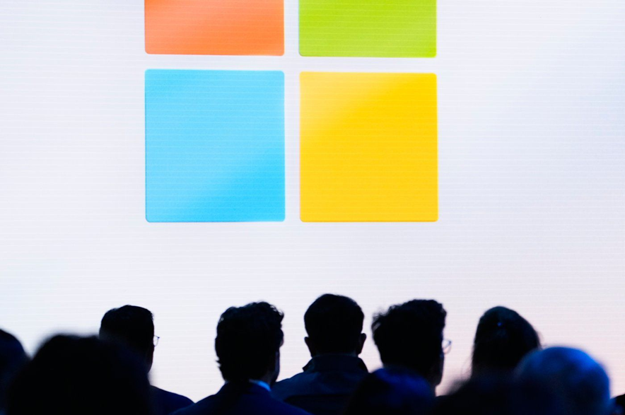People attend a showcase event of the company's AI assistant, Copilot, ahead of the annual Build developer conference at Microsoft headquarters, Monday, May 20, 2024, in Redmond, Wash.