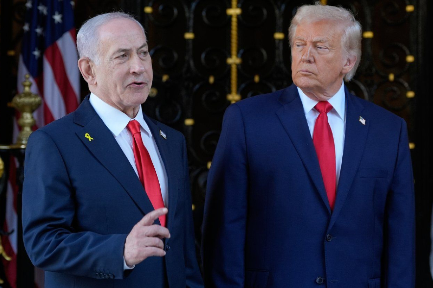 Donald Trump and Benjamin Netanyahu.