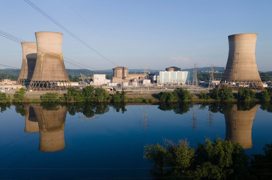 Constellation's nuclear power plant on Three Mile Island, called the Crane Clean Energy Center.