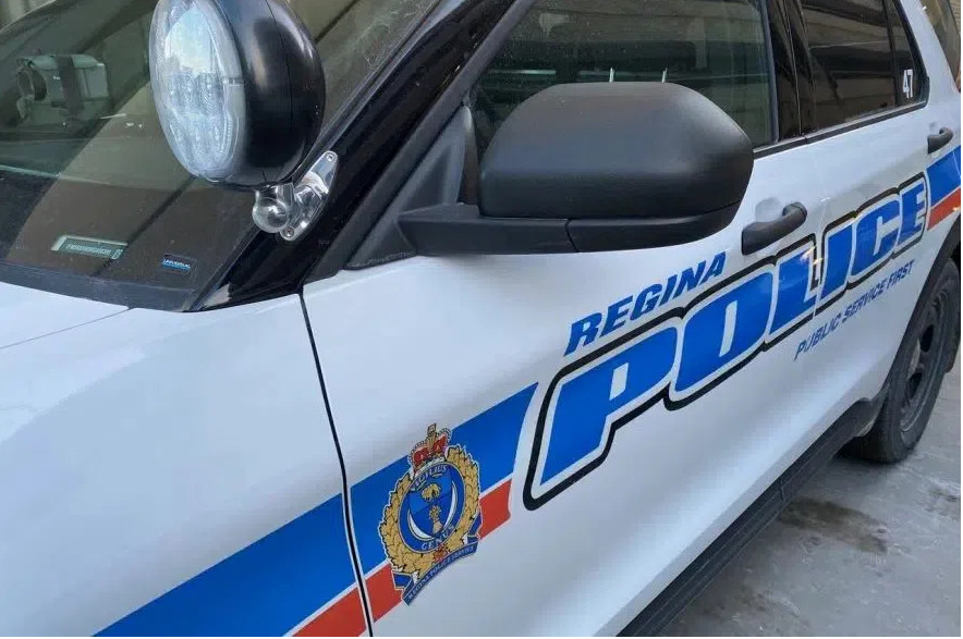 Regina police car door