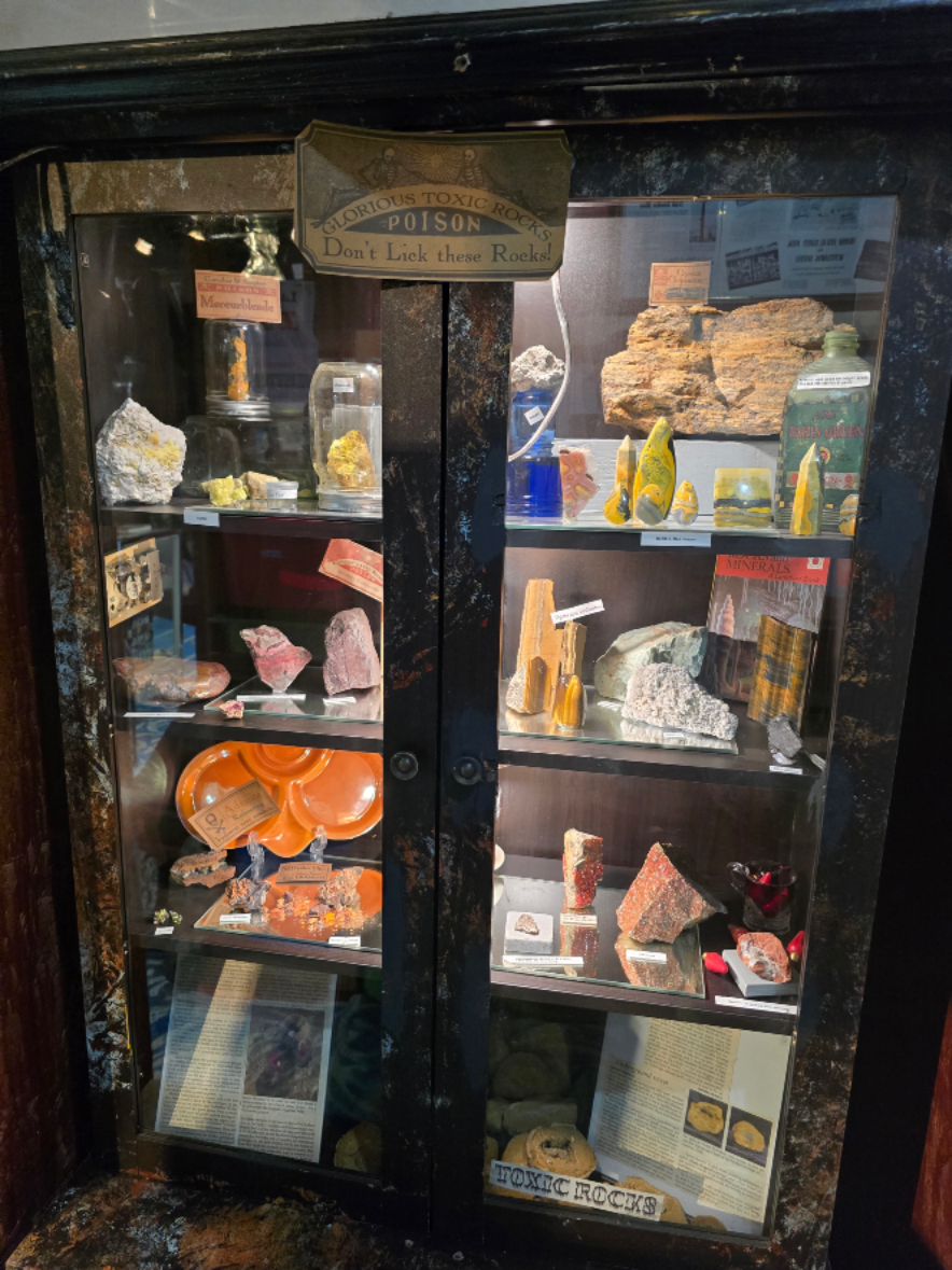 Curiosities can be found in every corner of the Pebble Rebel Dune Saloon.