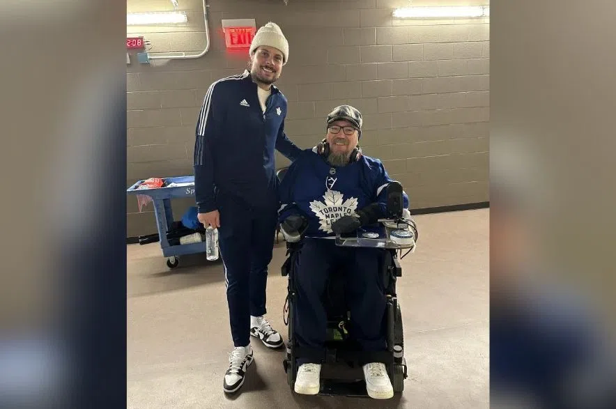 LISTEN: Maple Leafs fan from Saskatoon has lifelong dream come true