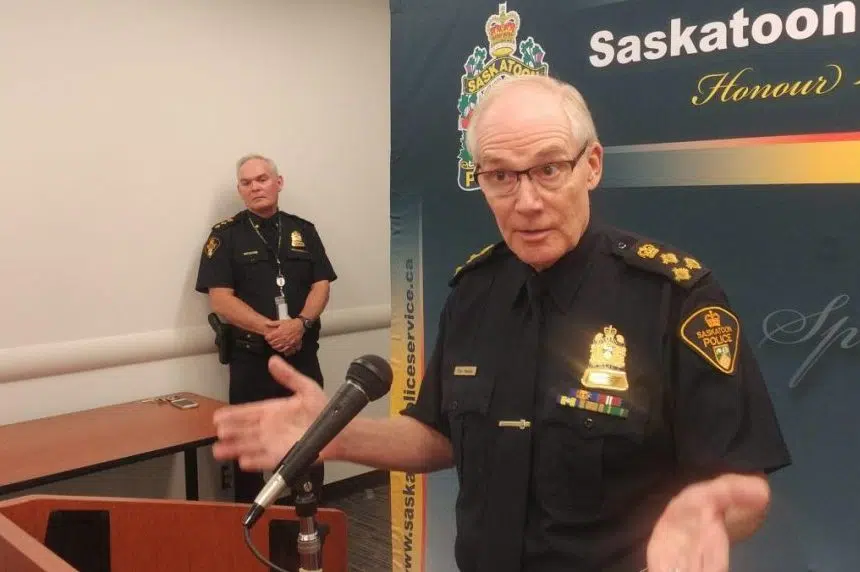 Saskatoon Police Chief Weighill announces fall retirement