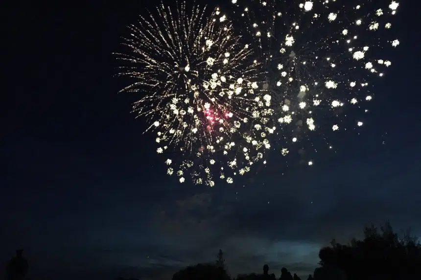 Saskatoon sky lights up with two fireworks shows