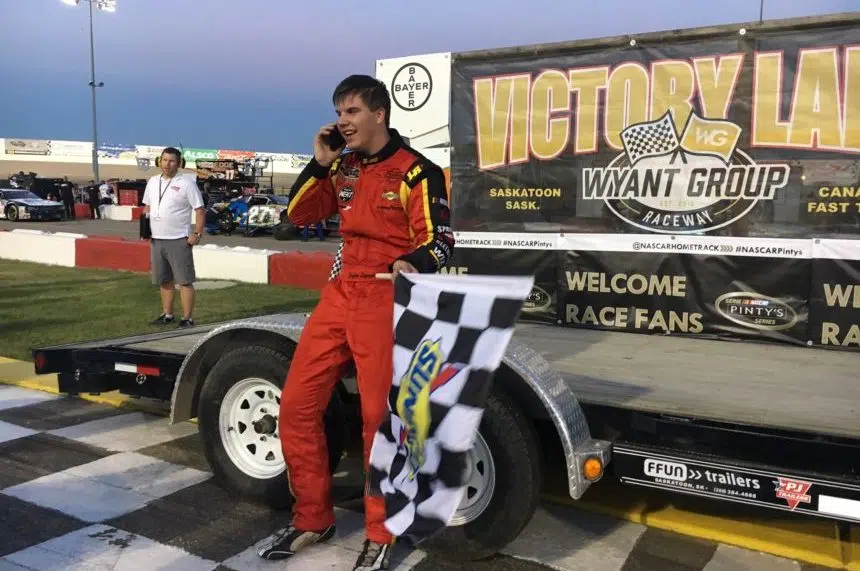 Lapcevich wins 2nd NASCAR race in Saskatoon