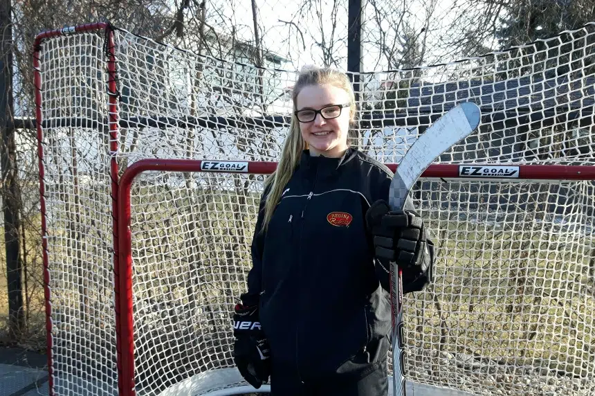14-year-old Regina girl the top of her hockey league