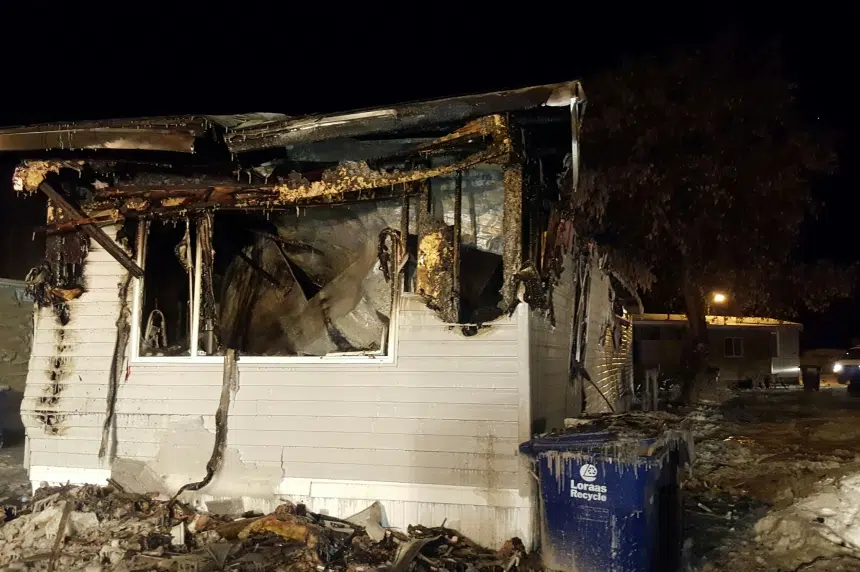 Trailer home fire leaves 50-year-old man in serious condition
