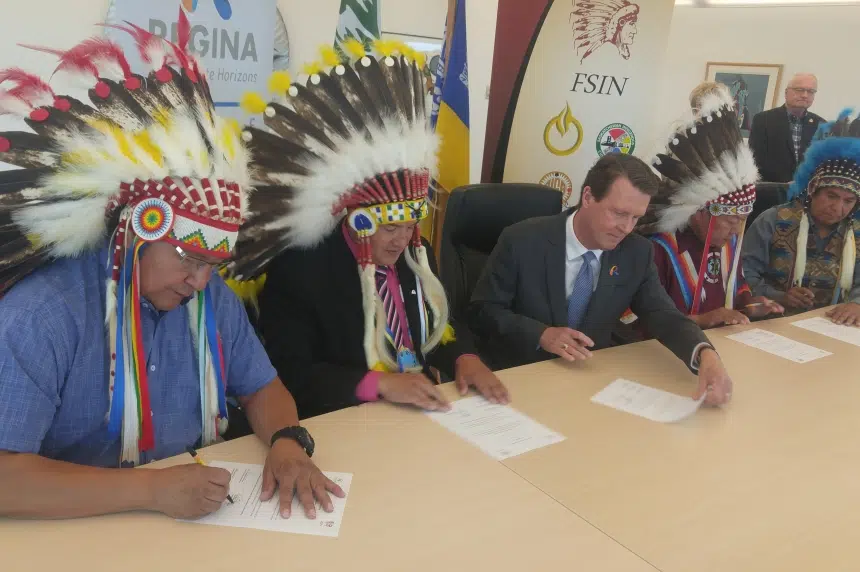 City of Regina, FSIN sign agreement to educate about racism