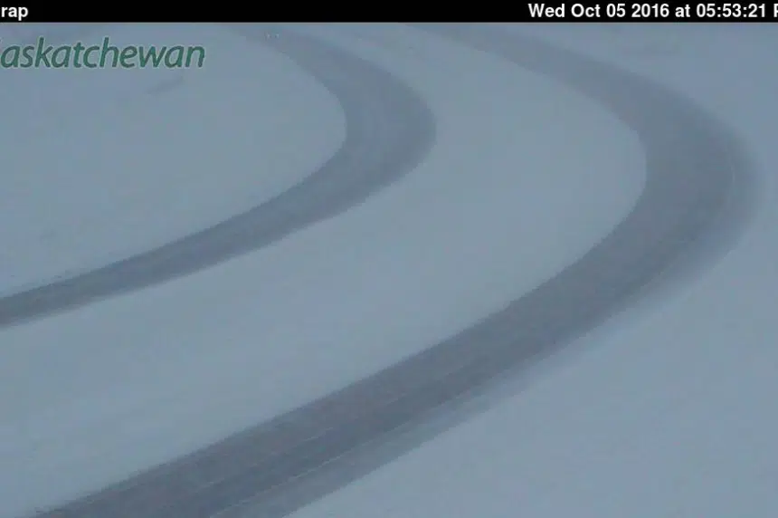 Highways treacherous as snow continues to fall in Sask.