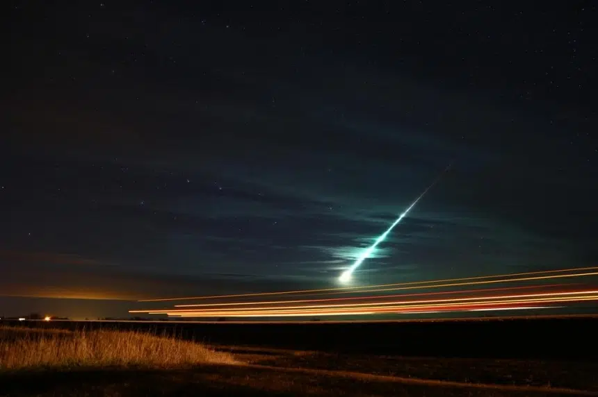 Video shows Taurid meteor in Saskatchewan