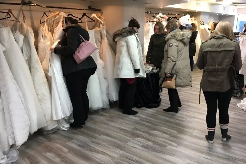 Saskatoon bridal shop blows out dresses