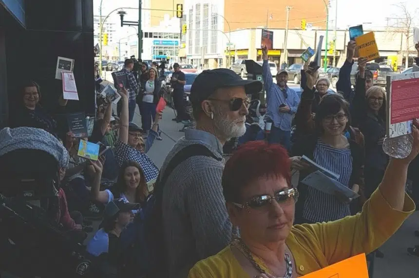 Saskatoon protest draws attention to Sask. library cuts