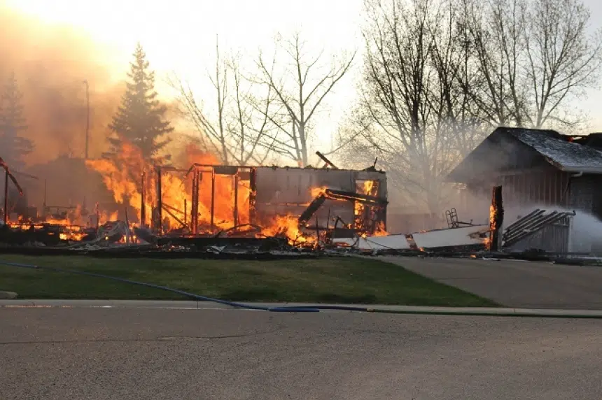 PHOTOS: Blaze destroys home in Swift Current