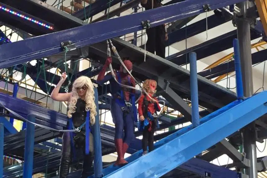 Look out! Here comes SpiderMable; pint-sized cancer patient lives out dream