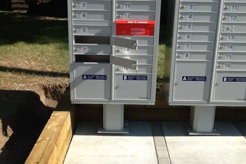 Recent string of stolen mailboxes; Regina police urge residents to watch for suspicious activity