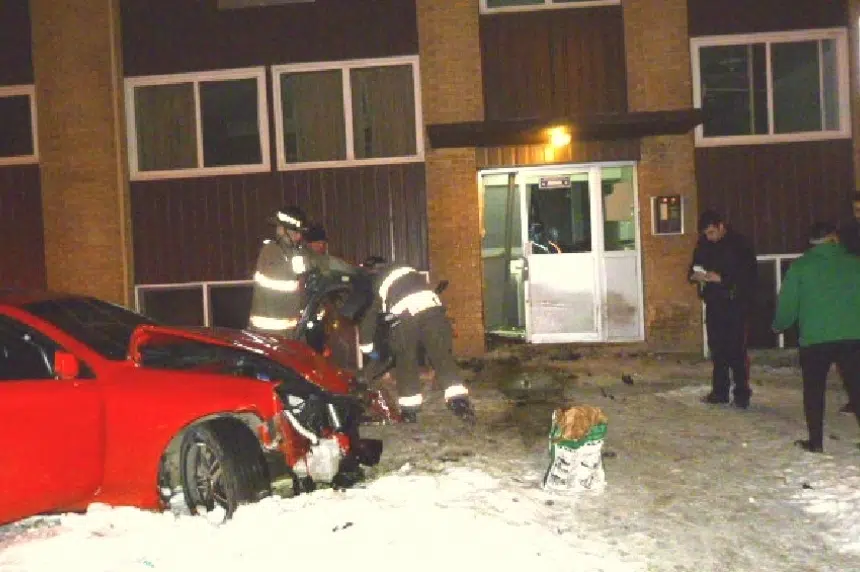 Alcohol believed to be a factor in apartment crash