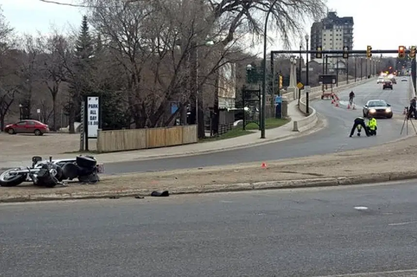 Charges pending in motorcycle crash, rider in hospital