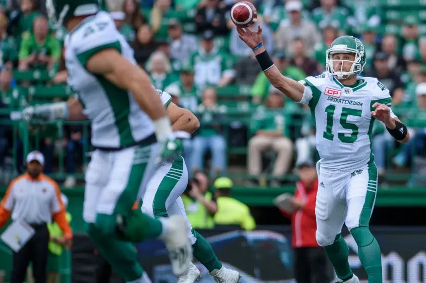 Roughriders quarterback play disappoints in pre-season debut
