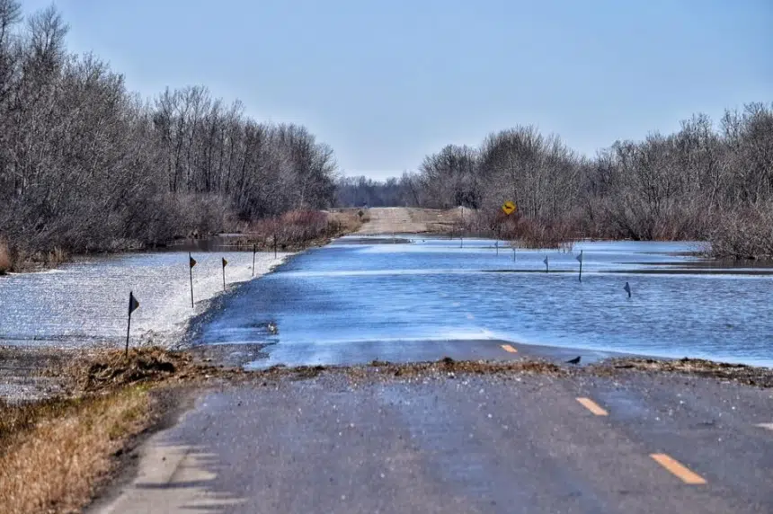 Fast melt causes some localized flooding in the Canora, Buchanan area