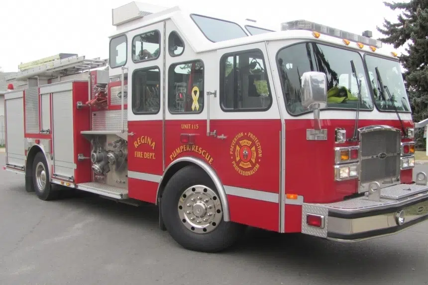 Regina house fire sends person to hospital