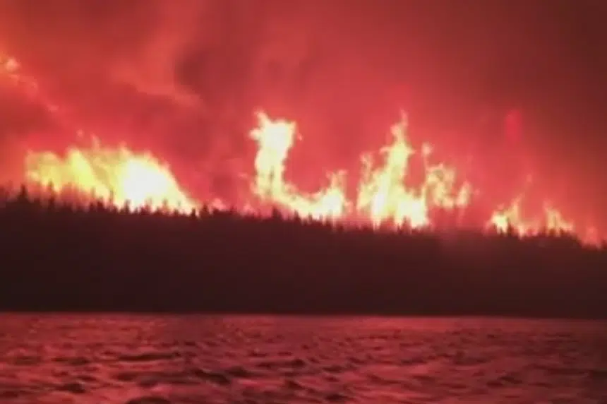 VIDEO: Dramatic video of fires near La Ronge