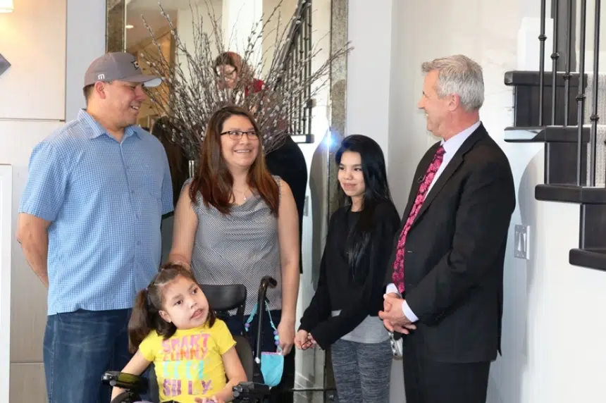 Saskatoon family beats the odds again to win hospital home lottery