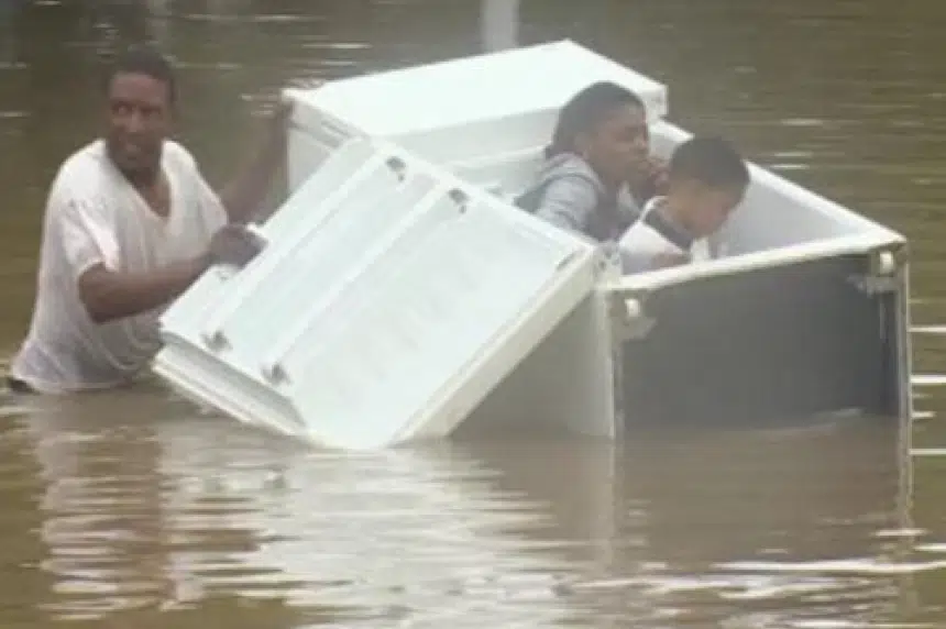 Dramatic images show flooding in Houston