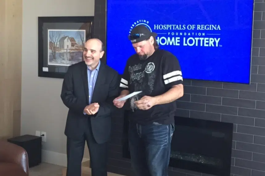 Vibank man wins Hospitals of Regina Foundation home lottery