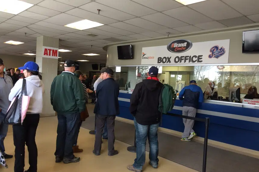 Pats fans wait hours to buy WHL Championship Series tickets