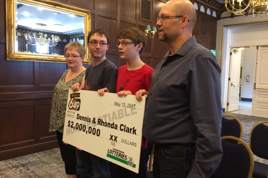 Hudson Bay couple wins $2M lotto prize