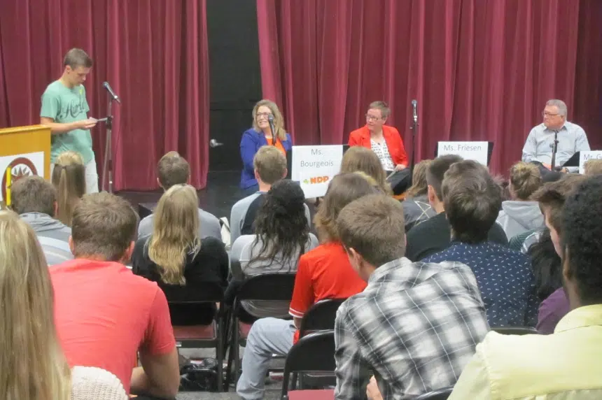 From the campaign trail to the classroom: Candidates meet with Regina high school students
