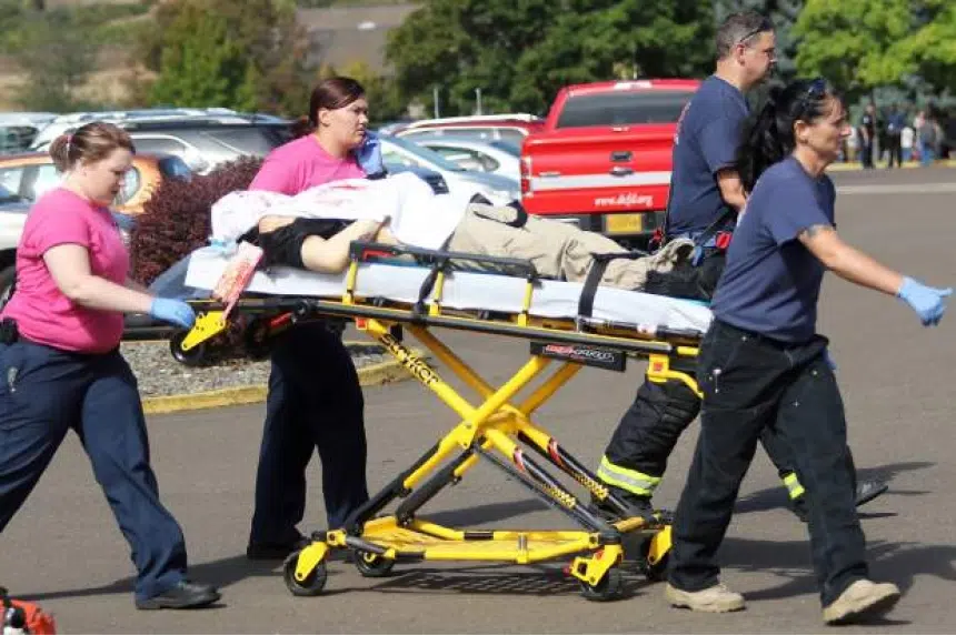 Gunman in Oregon college shooting confirmed dead